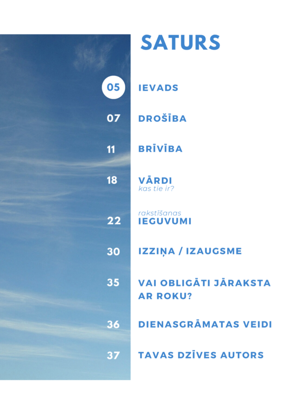 Ceļvedis dienasgrāmatas praksē